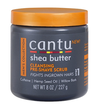 Cantu Shea Butter Men's Collection Cleansing Pre-Shave Scrub 8oz