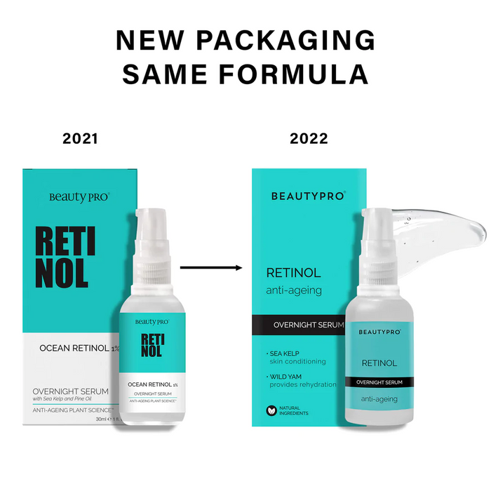 Beauty Pro RETINOL Anti-Ageing Overnight Serum 30ml