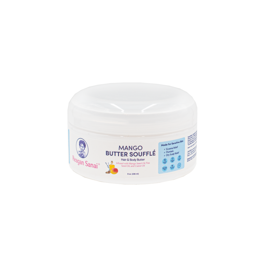 Reagan Sanai Mango Butter Souffle Whipped Hair/Body Butter 8oz