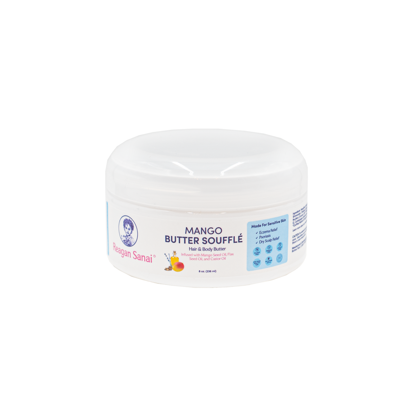 Reagan Sanai Mango Butter Souffle Whipped Hair/Body Butter 8oz