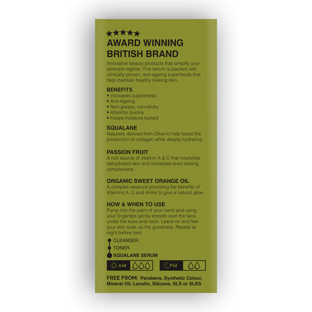 BeautyPro Squalane Nourishing Daily Serum 30ml