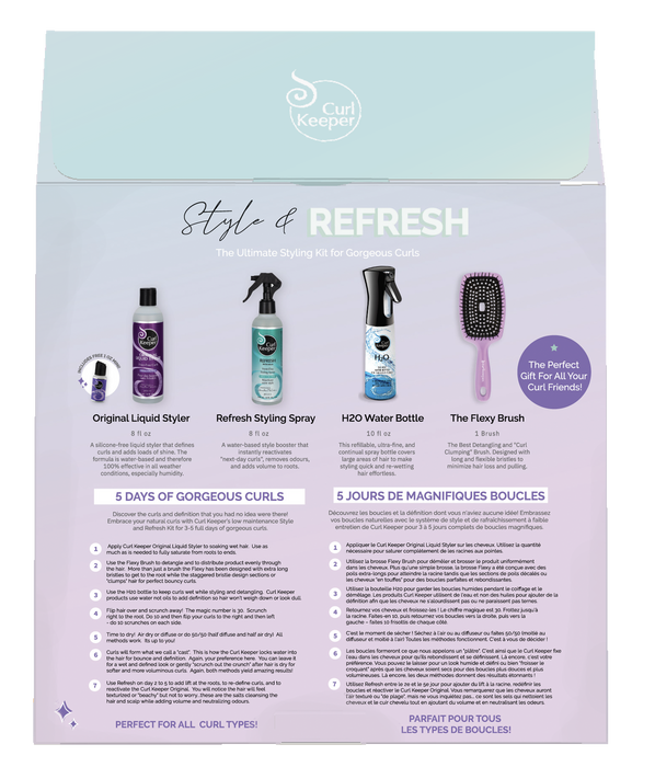 Curly Hair Solutions Curl Keeper Style & Refresh Kit - 4pcs