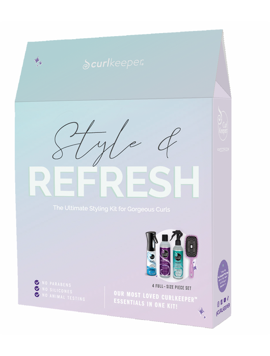 Curly Hair Solutions Curl Keeper Style & Refresh Kit - 4pcs