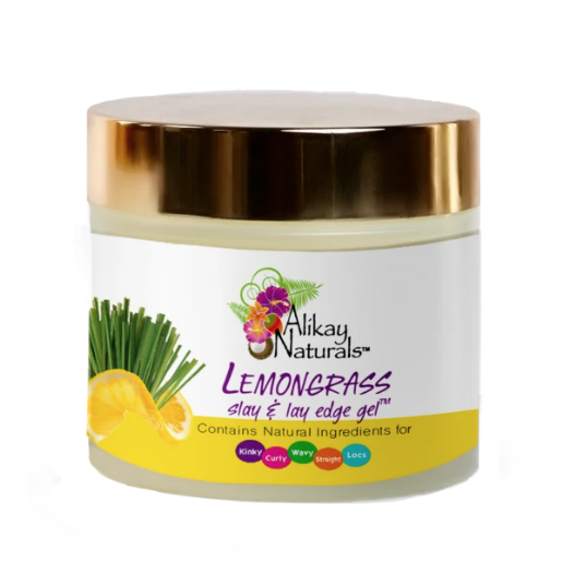 Alikay Naturals LEMONGRASS SLAY AND LAY EDGE GEL 4 OZ