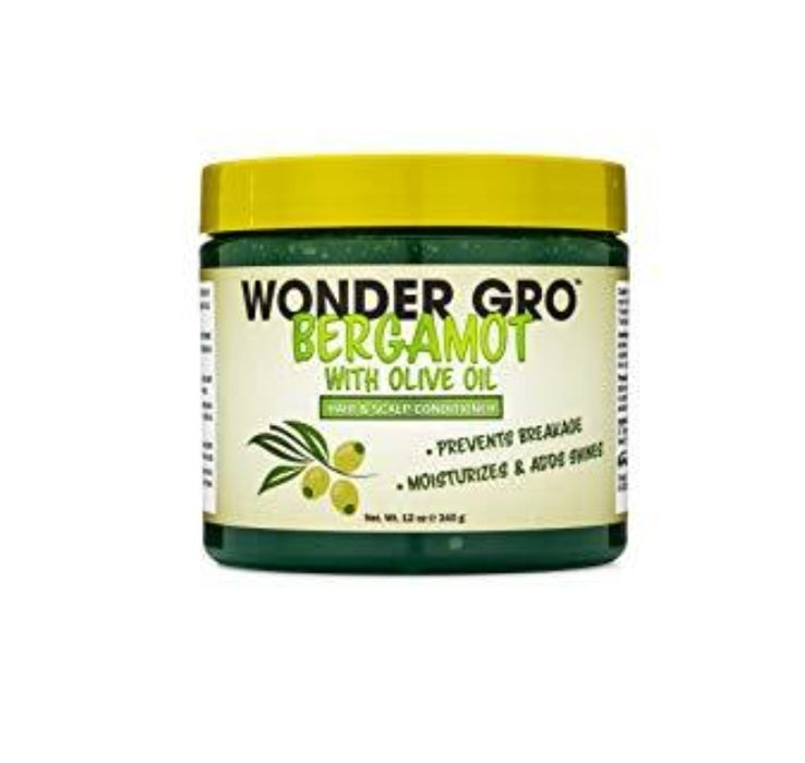 Wonder Gro Bergamot with Olive Oil Hair & Scalp Conditioner - 12oz