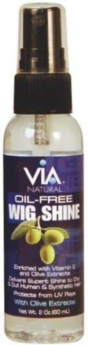 Via Natural Oil-Free Wig Shine - 2oz