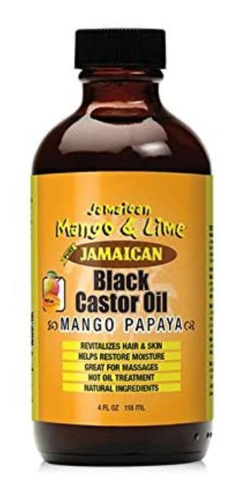 Jamaican Mango&Lime Black Castor Oil Mango Papaya - 4oz