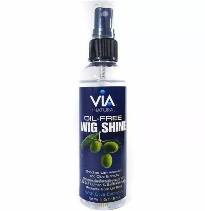 Via Natural Oil-Free Wig Shine - 4oz