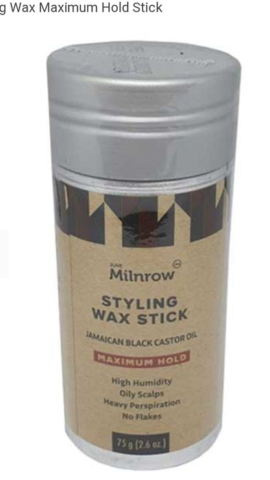 June Milnrow Styling Wax Stick Maximum Hold 2.6 oz