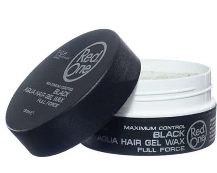 RedOne Black Aqua Hair Gel Wax 5 oz
