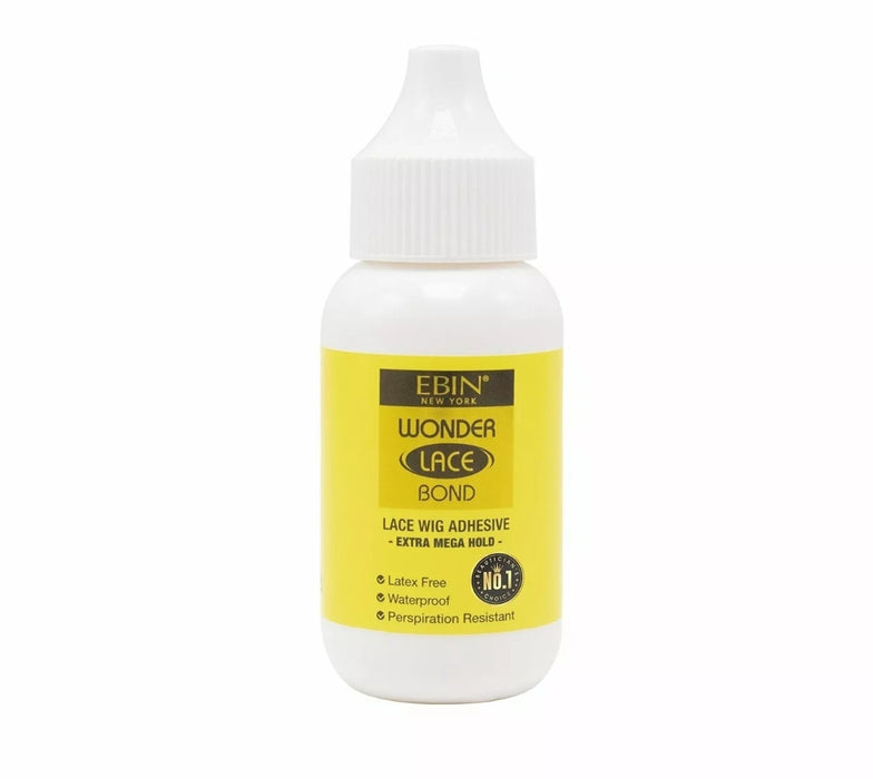 Ebin New York Wonder Bond Lace Wig Adhesive Extra Mega Hold 1.18oz