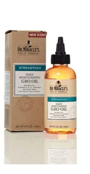 Dr.Miracle's Daily Moisturizing Gro Oil 4oz