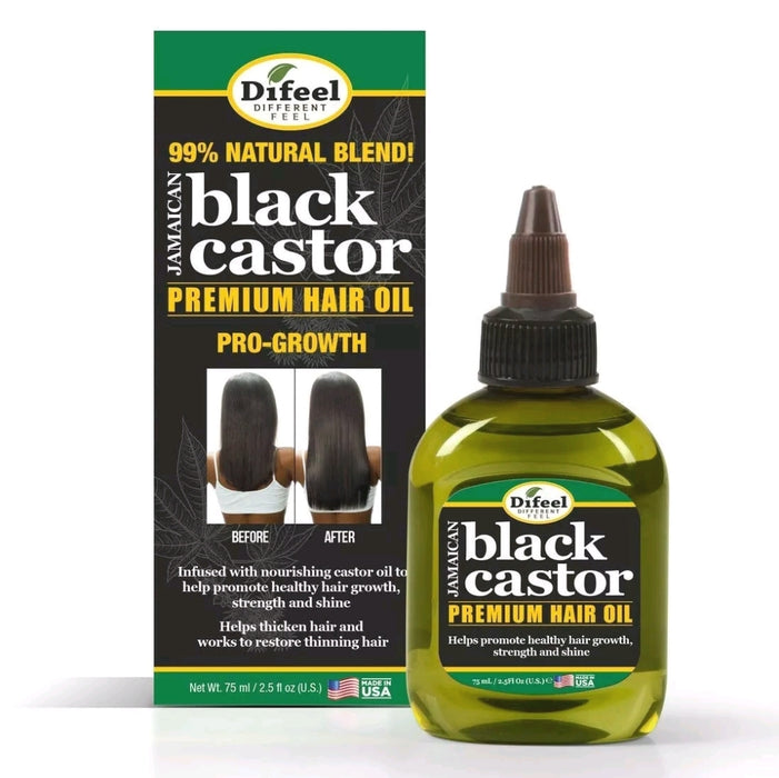 Difeel Jamaican Black Castor Premium Hair Oil Pro-Growth 2.5oz