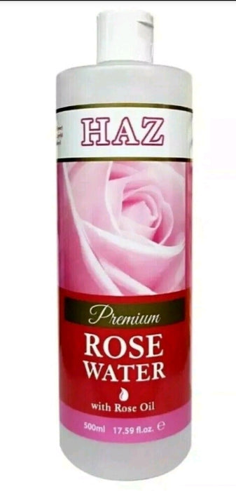 HAZ Premium Rose Water with Rose Oil 17.59oz