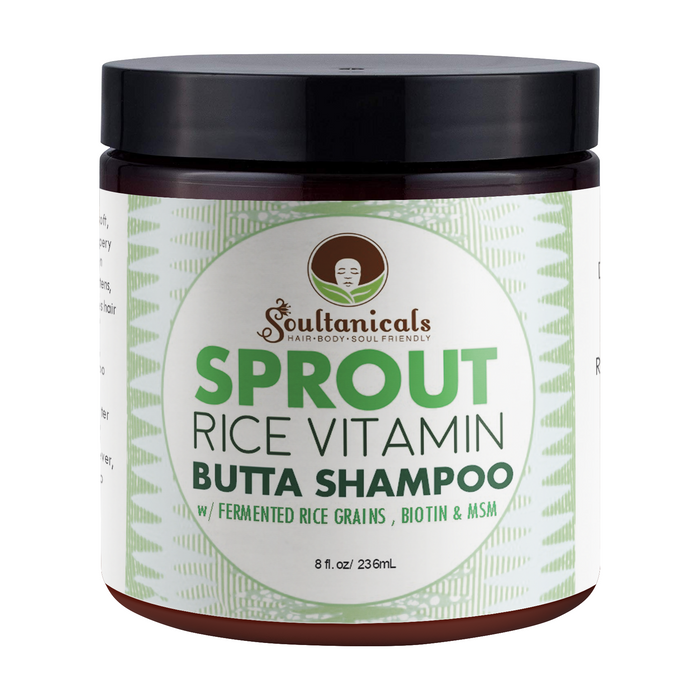 Soultanicals Sprout- Rice Vitamin Butta Shampoo 8oz