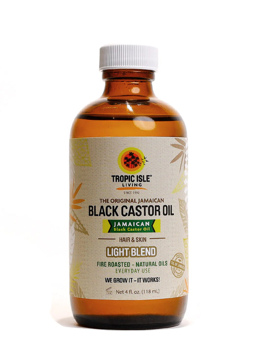 Tropic Isle Living Jamaican Black Castor Oil LIGHT BLEND 4oz