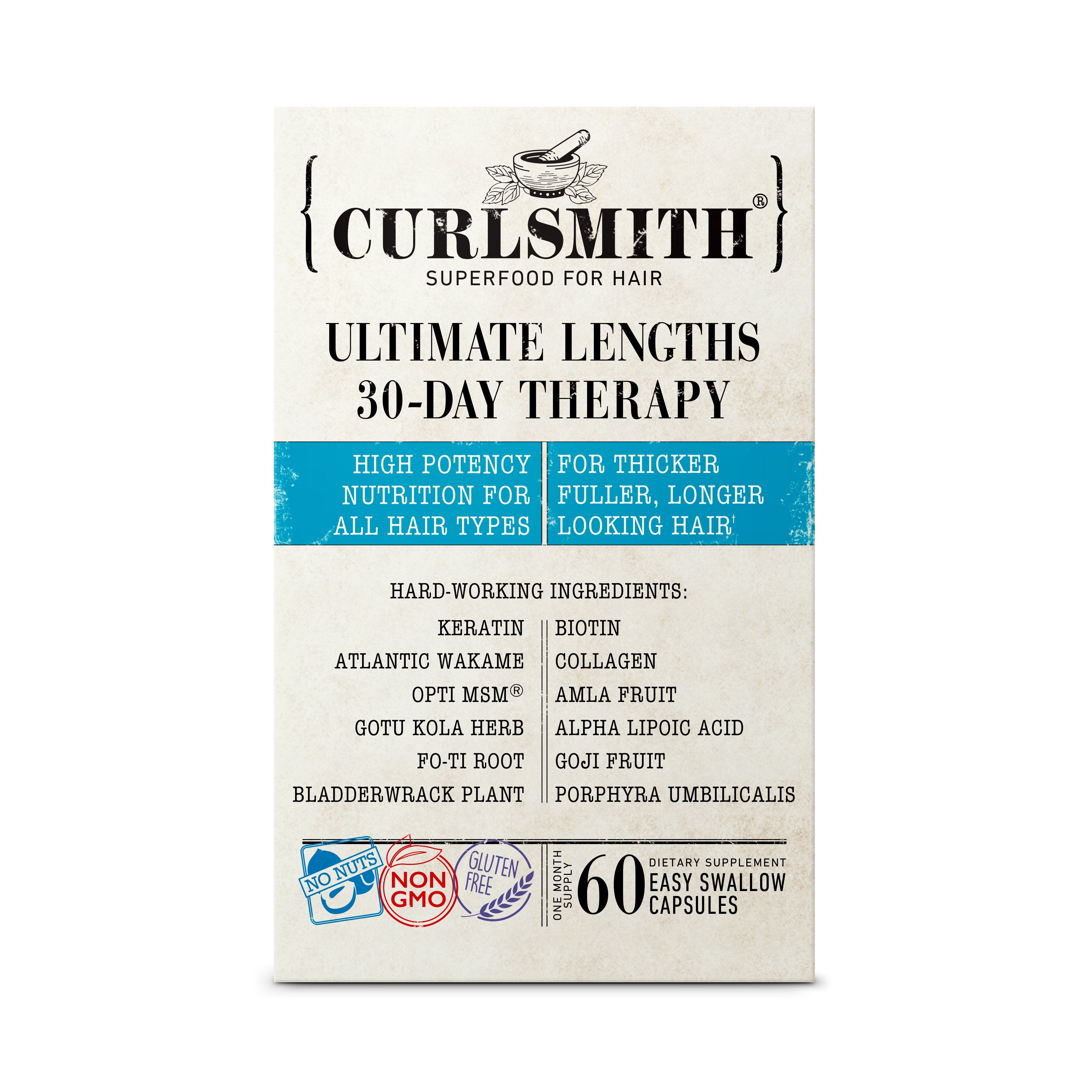 Curlsmith Ultimate Lengths 30 Day Therapy - 60 caps