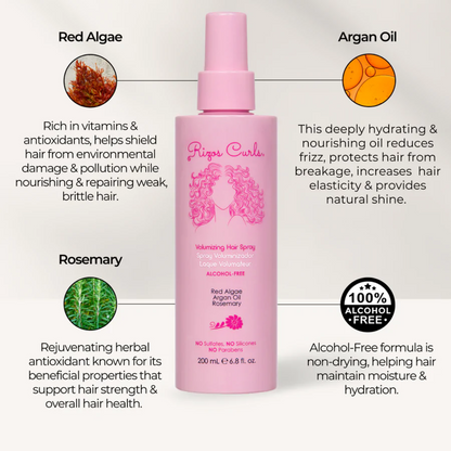 Rizos Curls Alcohol-Free Volumizing Hair Spray 200ml