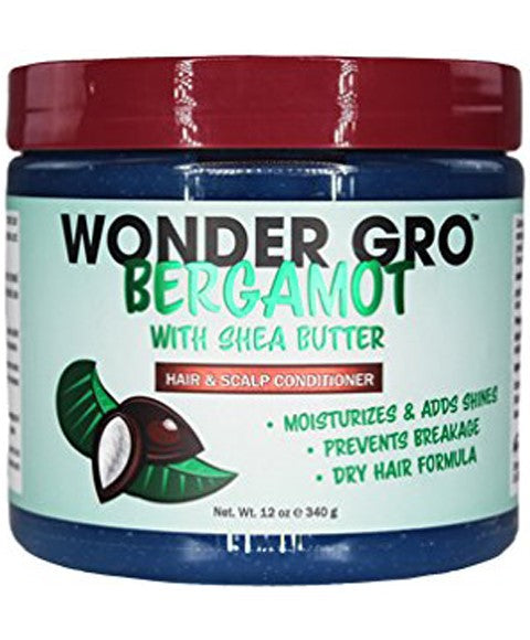 Wonder Gro Bergamot with Shea Butter Hair&Scalp Conditioner 12oz