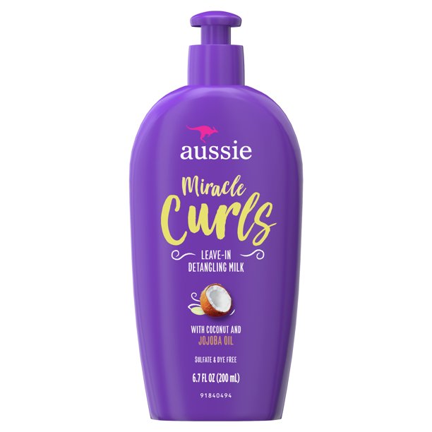 Aussie Miracle Curls Leave-In Detangling Milk 6.7oz