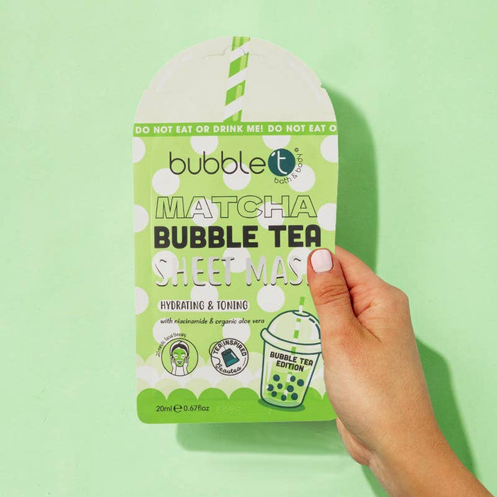 Bubble T Bubble Tea Matcha Hydrating Sheet Mask (20ml)