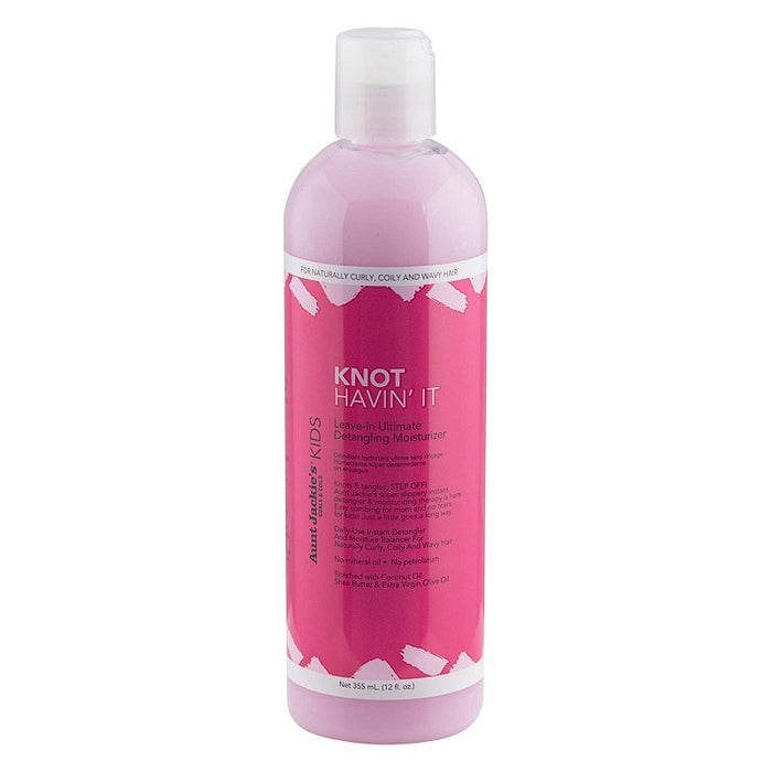 Aunt Jackie's Curls & Coils Girls Knot Havin' It! Leave-In Ultimate Detangling Moisturizer 12oz