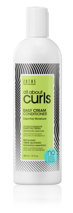 Zotos Professional ALL ABOUT CURLS Daily Cream Conditioner 15oz