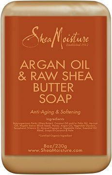 SheaMoisture Argan Oil & Raw Shea Butter Soap 8oz