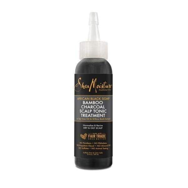 SheaMoisture African Black Soap Bamboo Charcoal Scalp Tonic Treatment 2oz