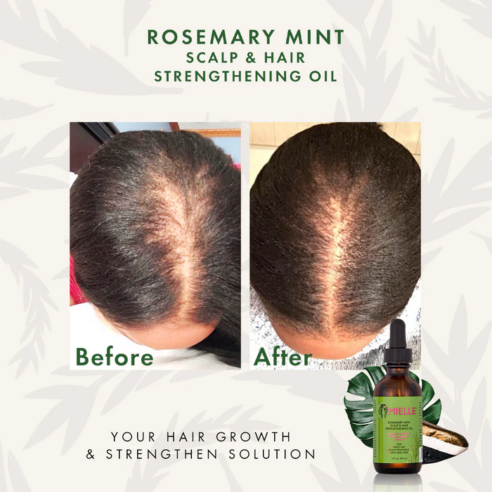 Mielle Rosemary Mint Scalp & Hair Strengthening Oil - 2 fl oz (PP) –  Beauty&Organic Co. Panamá