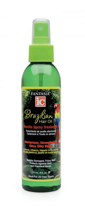 Fantasia IC Brazilian Hair Oil Keratin Spray Treatment 6 oz