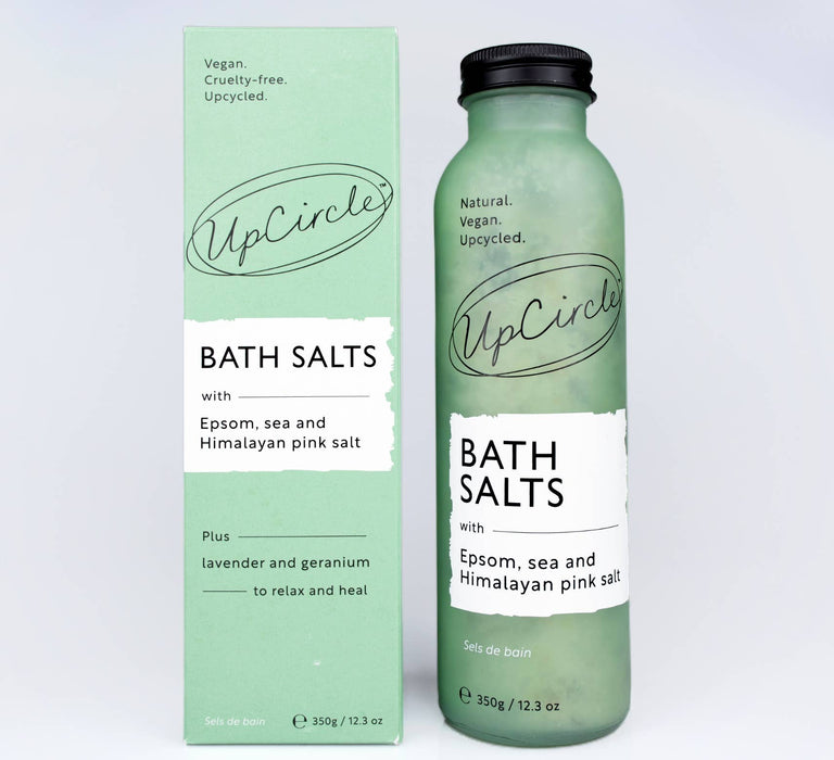 UpCircle Eco-friendly Bath Salts with Epsom Sea & Himalayan Pink Salt 350g