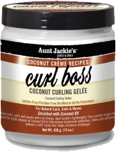 AUNT JACKIE’S™ COCONUT CRÈME RECIPES CURL BOSS Coconut Curling Gèlee 15oz