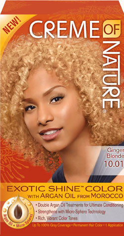 CREME OF NATURE EXOTIC SHINE™ COLOR WITH ARGAN OIL FROM MOROCCO 10.01 Ginger Blonde