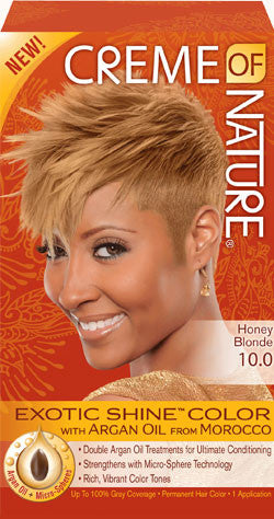 CREME OF NATURE EXOTIC SHINE™ COLOR WITH ARGAN OIL FROM MOROCCO 10.0 Honey Blonde