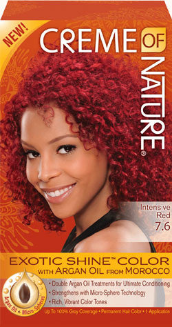 CREME OF NATURE EXOTIC SHINE™ COLOR WITH ARGAN OIL FROM MOROCCO 7.6 Intensive Red