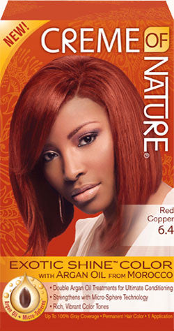 CREME OF NATURE EXOTIC SHINE™ COLOR WITH ARGAN OIL FROM MOROCCO 6.4 Red Copper