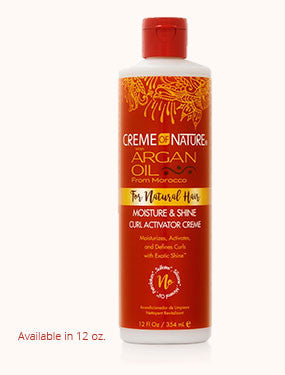 Creme of Nature Argan Oil Moisture & Shine Curl Activator Creme 12oz