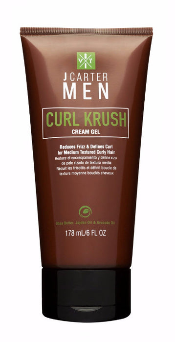 J Carter Men Curl Krush Cream Gel 6oz