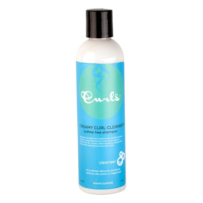 Curls Creamy Curl Cleanser Sulfate Free Shampoo 8oz