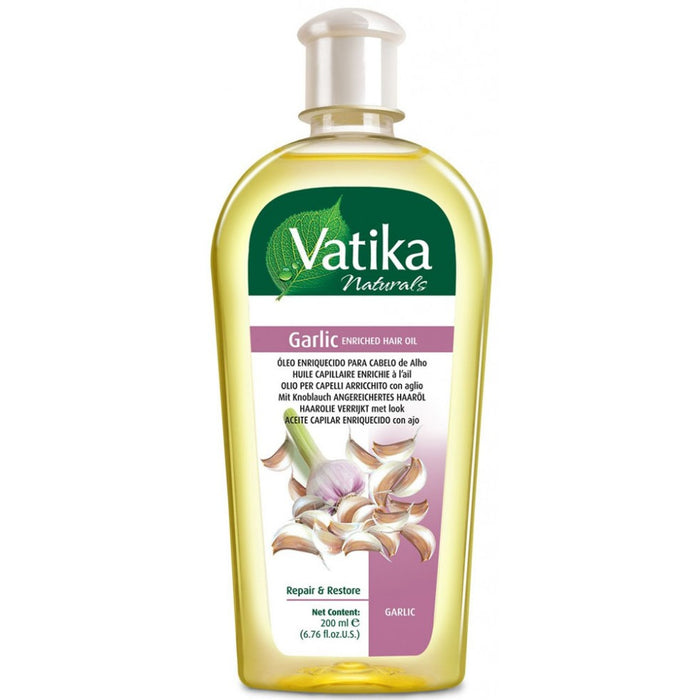 Dabur Vatika Naturals Garlic Enriched Hair Oil  200ml