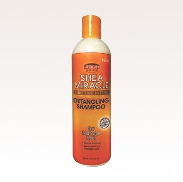 African Pride Shea Miracle Moisture Intense Detangling Shampoo 12oz