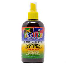 Jahaitian Combination Black Castor Oil Energizing Itch Relief Spray 8oz