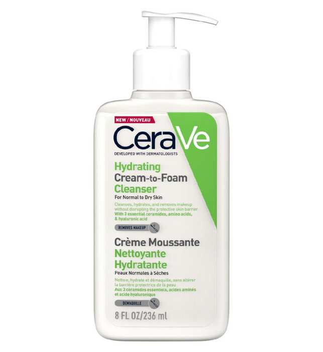 CeraVe Hydrating Cream to Foam Cleanser 8oz