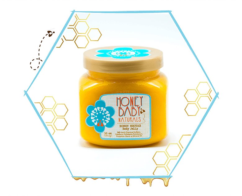 Honey Baby Naturals Honey Nectar Body Jelly 10oz