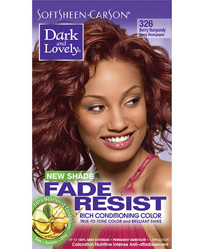 Softsheen Carson Dark and Lovely®Fade Resist FADE RESIST BERRY BURGUNDY