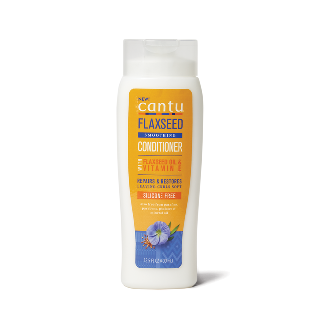 Cantu Flaxseed Smoothing Leave-In or Rinse Out Conditioner 13.5 oz