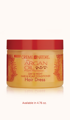 Creme of Nature Argan Oil DAY & NIGHT, HAIR & SCALP CONDITIONER HAIR DRESS 4.76oz