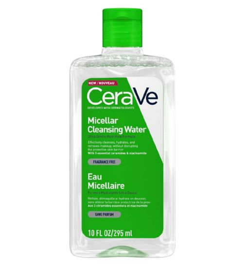 CeraVe Micellar Cleansing Water with Niacinamide for All Skin Types