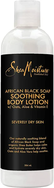 Shea Moisture African Black Soap Soothing Body Lotion 13oz